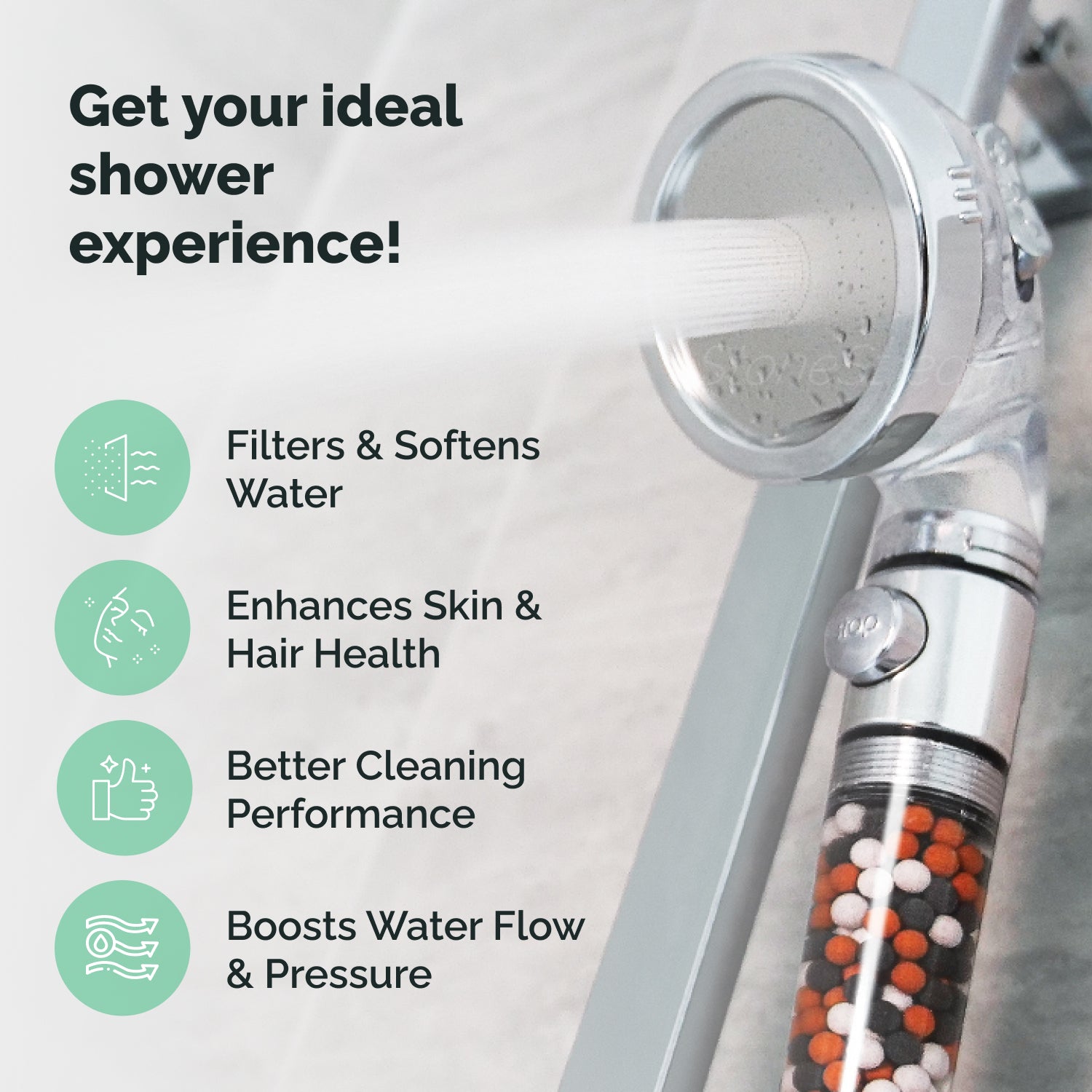 Hard Water Filtration Kit + Wall Adapter