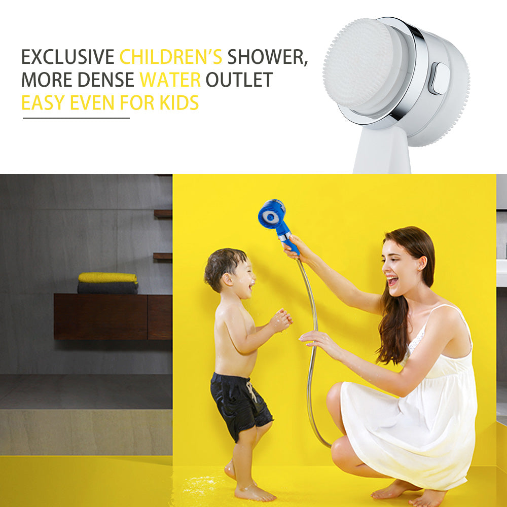 Eco-friendly hand-held showerhead spraying water