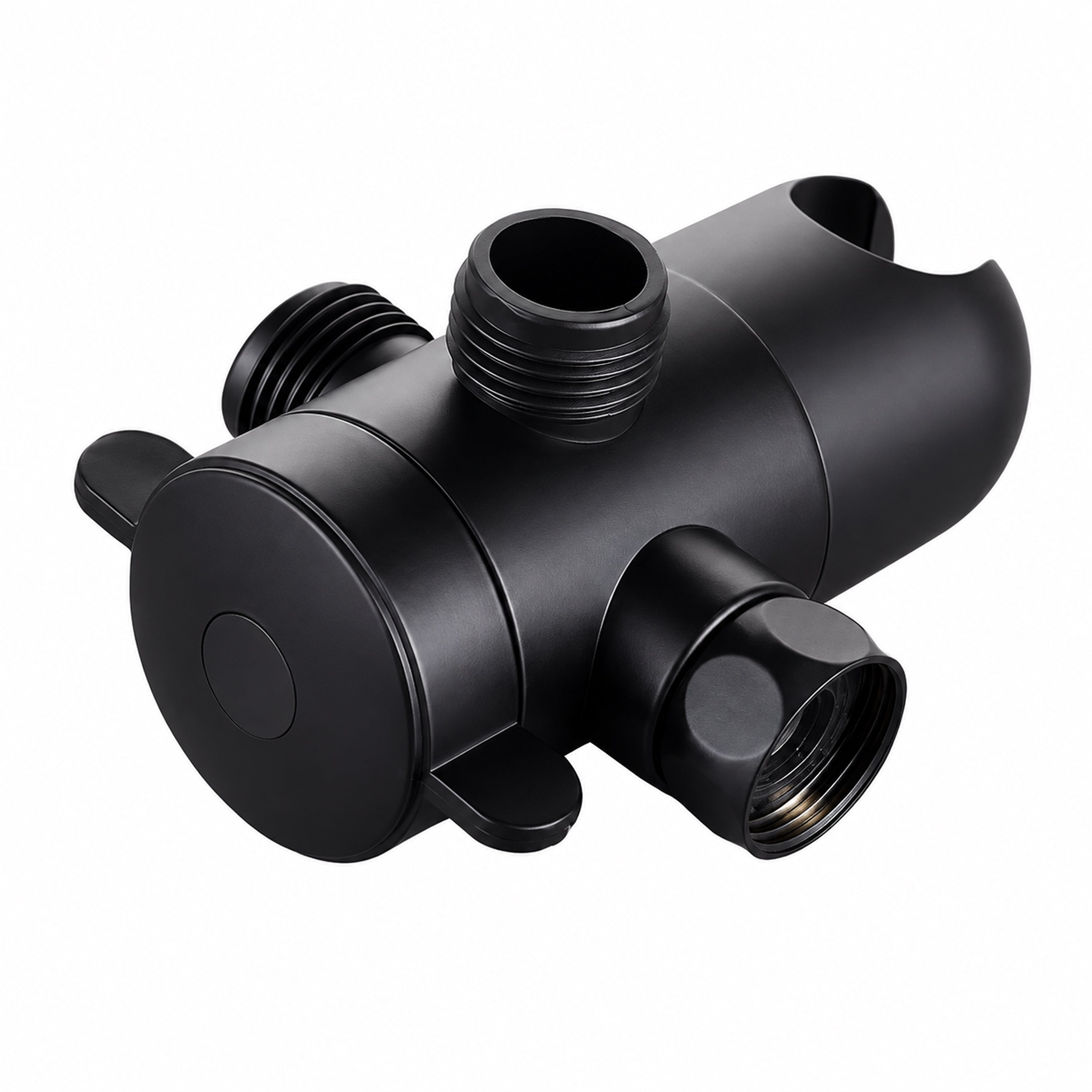 3-Way Shower Diverter - Black