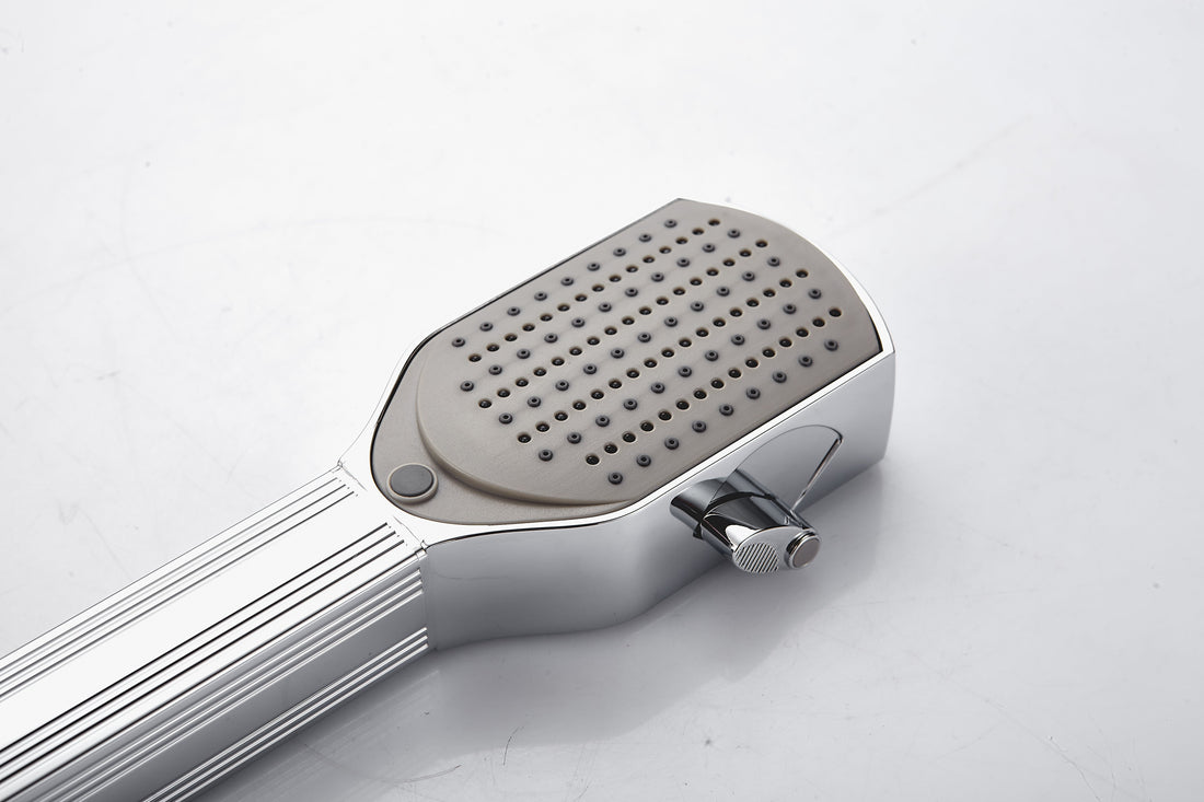 Modern handheld shower head with powerful stream